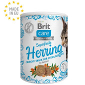 Brit Care Superfruits - Лакомство за котки в кутия 100гр- с херинга и морски зърнастец